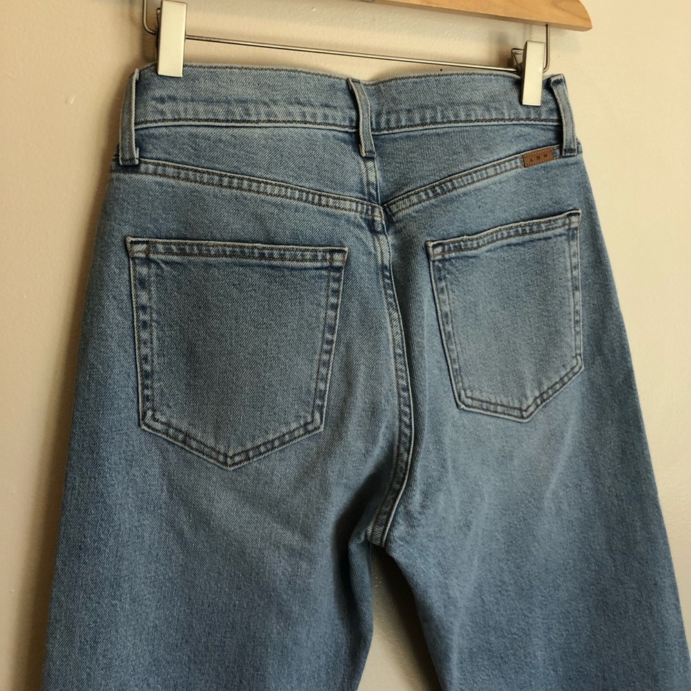 AYR The Bud Jeans High Rise Straight Leg Light Wash Kiki Size 25 Short - Picture 5 of 6
